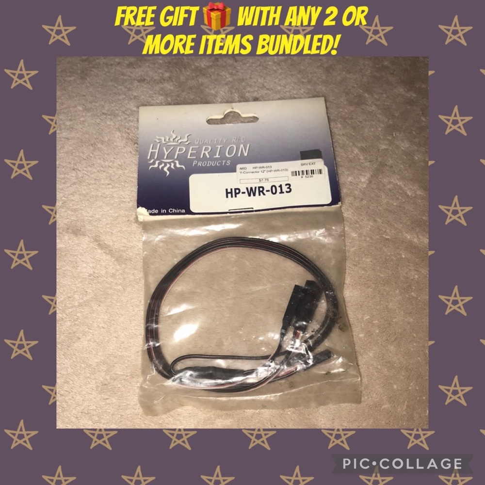 🎁 Quality R/C Hyperion products Y-connector 12” New